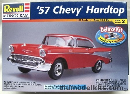 Revell 1/25 1957 Chevrolet Bel Air Hardtop, 85-6641 plastic model kit